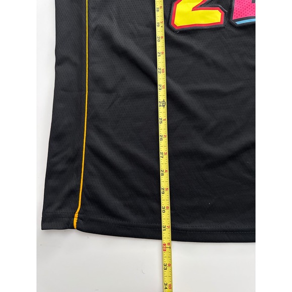 Miami Heat Jimmy Butler 22 Black Nike NBA Jersey City Icon Edition Men 50 - Picture 6 of 6